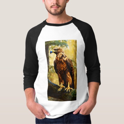 Inferno GuardianMajestic A Eagle Bird Design Logo T_Shirt