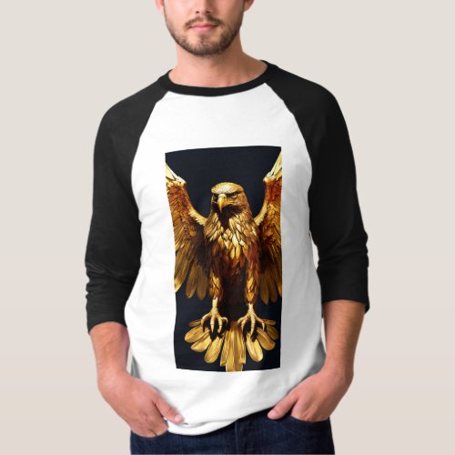 Inferno GuardianMajestic A Eagle Bird Logo Design T_Shirt