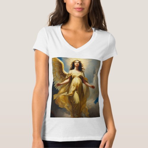 Inferno GuardianMajestic Angel Girl Wings  Design T_Shirt