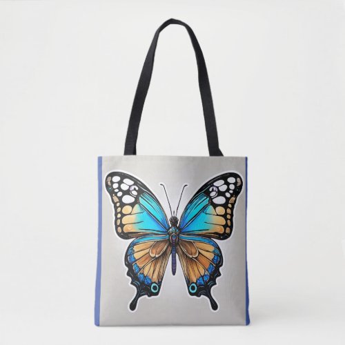 inferno guardian majestic butterfly tattoo design tote bag