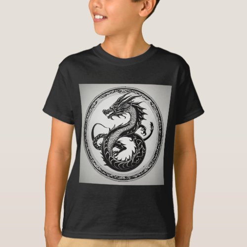 Inferno guardian majestic dragon tattoo design t_s T_Shirt
