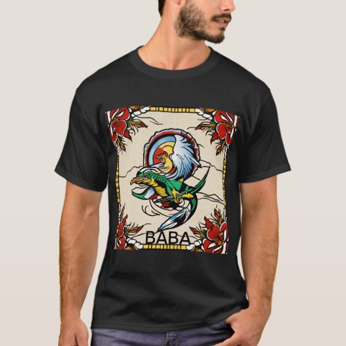 inferno guardian majestic dragon tattoo design t_ T_Shirt
