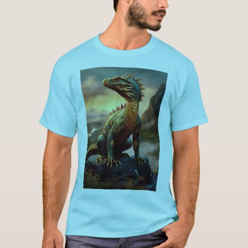 Inferno Guardian majestic Dragon tattoo designs  T_Shirt