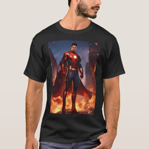 Inferno guardian Marvel Avengers Hero T_Shirt