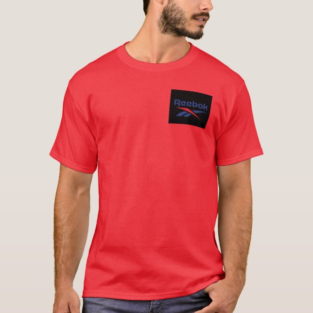  "Inferno Guardian: Where the Reebok logo ignites  T-Shirt (Front)