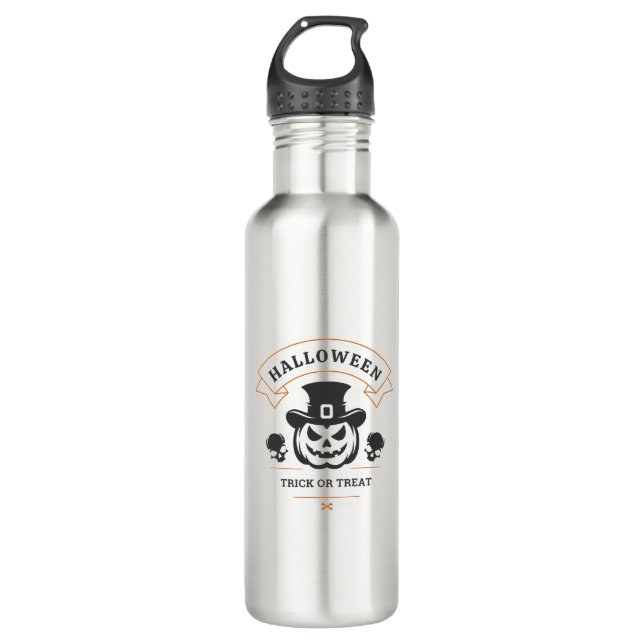 Inferno Hollow Halloween Water Bottle (Front)