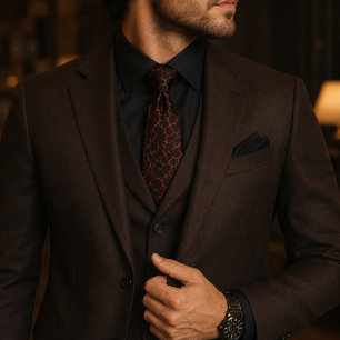 Inferno Lava Flow Neck Tie