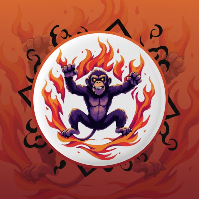 Inferno Monkey Button (Creator Uploaded)