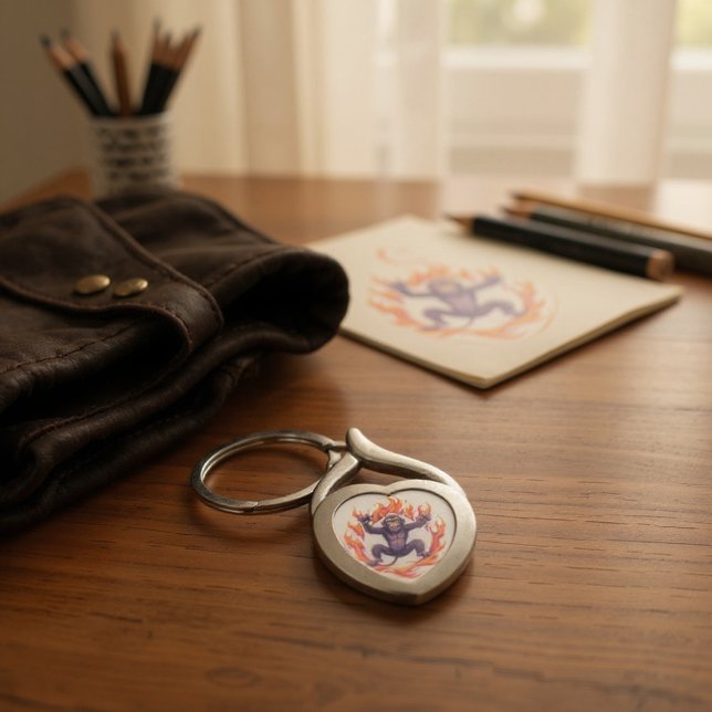 Inferno Monkey Keychain (Creator Uploaded)