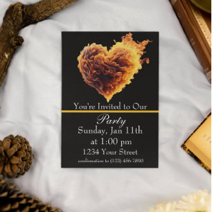 Inferno of Fun Ultimate Fire Party Invite!  Invitation