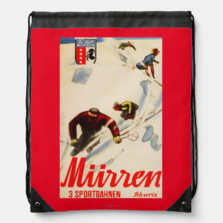 Inferno Races Promotional Poster Drawstring Bag