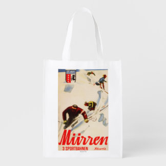 Inferno Races Promotional Poster Grocery Bag