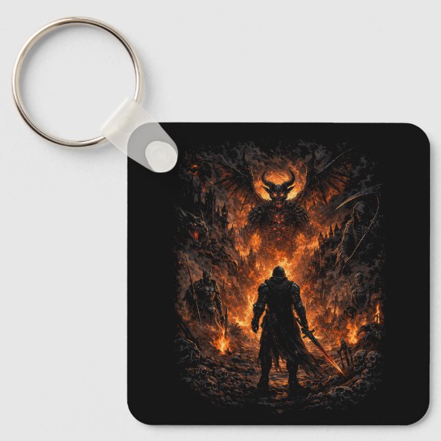 Inferno’s Gate Keychain (Front)