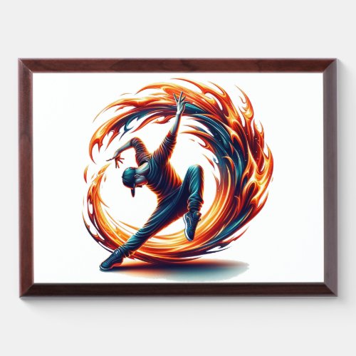 Inferno Spin _ Ignite the spirit of Breakdance Award Plaque