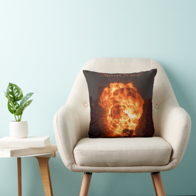 Inferno Throw Pillow (Chair)