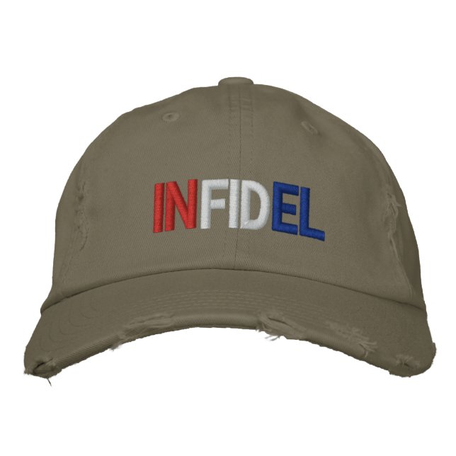 Infidel Embroidered Baseball Hat (Front)