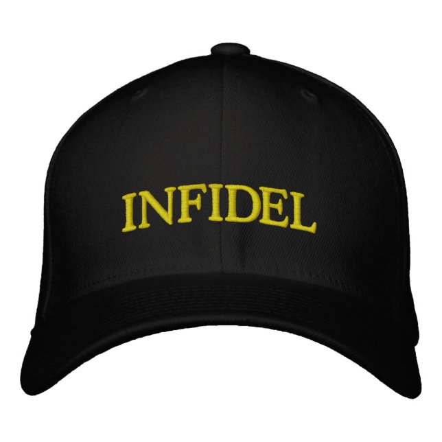 INFIDEL EMBROIDERED BASEBALL HAT (Front)
