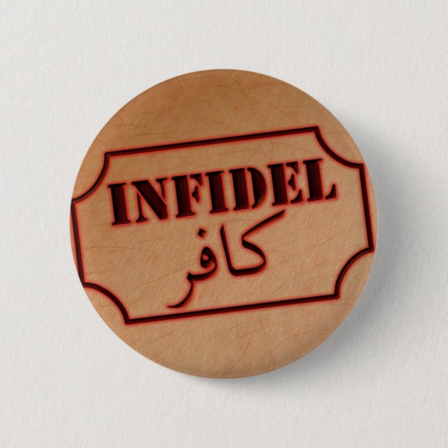 Infidel (kafir) button (Front)