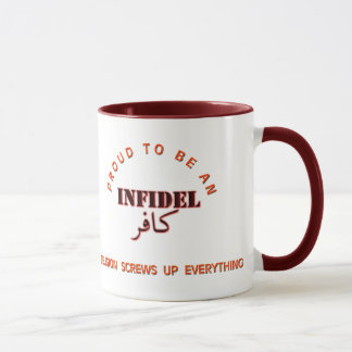 Infidel pride mug