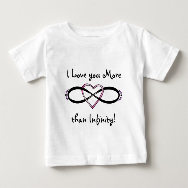 Infinate Love design Baby T-Shirt (Front)