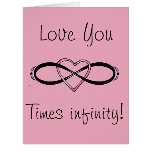 Infinate Love design Cards (Front)