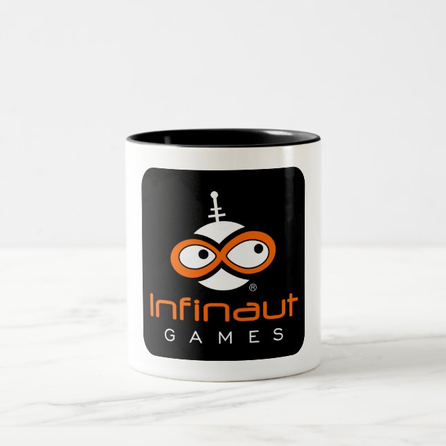 Infinaut Logo Two-Tone Coffee Mug (Center)