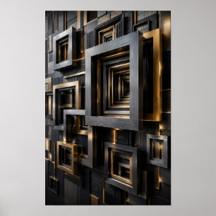Infinite Architectural Frame  Poster