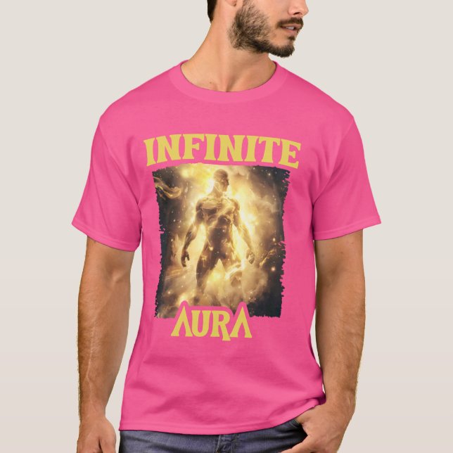 Infinite Aura Points Max Level Meme Funny Aura T-Shirt (Front)