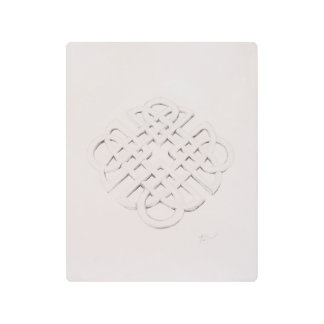 Infinite Celtic Knot Drawing Metal Print