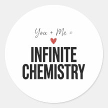 Infinite Chemistry Sticker Science Lover Gift