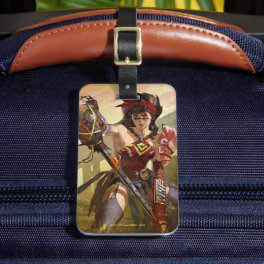 Infinite Crisis Atomic Wonder Woman Illustration Luggage Tag