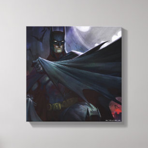 Infinite Crisis Batman Illustration Canvas Print