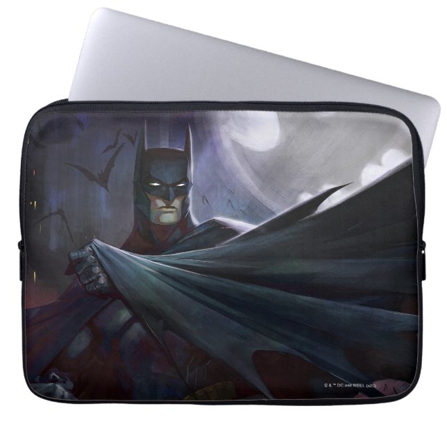 Infinite Crisis Batman Illustration Laptop Sleeve (Front)