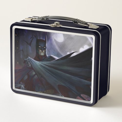 Infinite Crisis Batman Illustration Metal Lunch Box