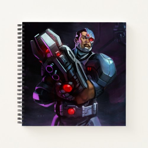 Infinite Crisis Cyborg Illustration Notebook