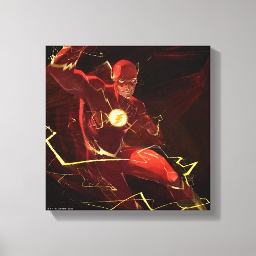 Infinite Crisis Flash Illustration Canvas Print