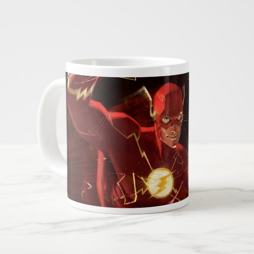 Infinite Crisis Flash Illustration Giant Coffee Mug