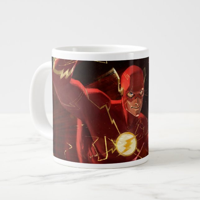 Infinite Crisis Flash Illustration Giant Coffee Mug (Front Left)