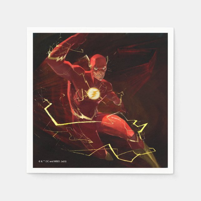 Infinite Crisis Flash Illustration Napkins (Front)