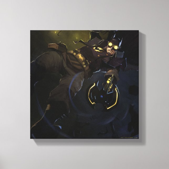 Infinite Crisis Gaslight Batman Illustration Canvas Print (Front)