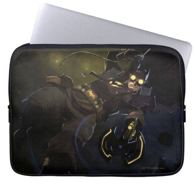 Infinite Crisis Gaslight Batman Illustration Laptop Sleeve (Front)