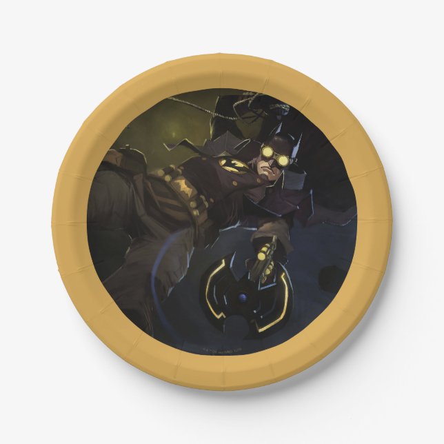 Infinite Crisis Gaslight Batman Illustration Paper Plates (Front)