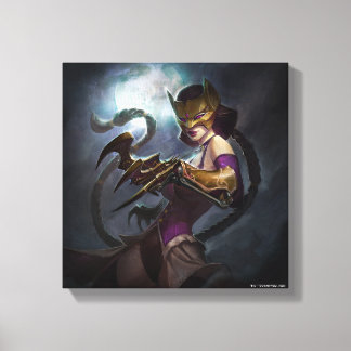 Infinite Crisis Gaslight Catwoman Illustration Canvas Print