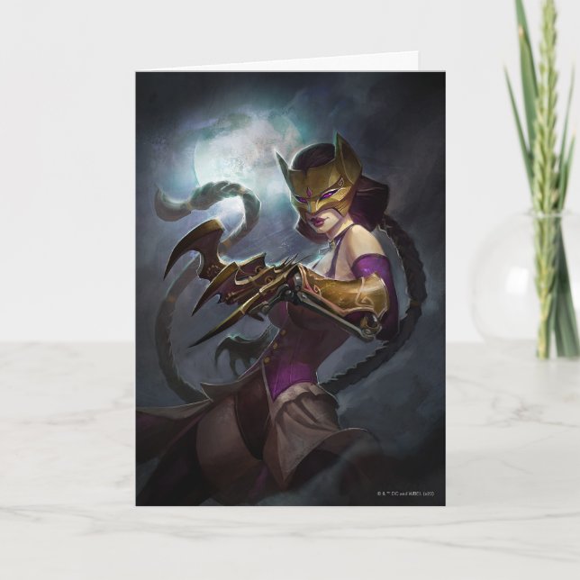 Infinite Crisis Gaslight Catwoman Illustration Card (Front)