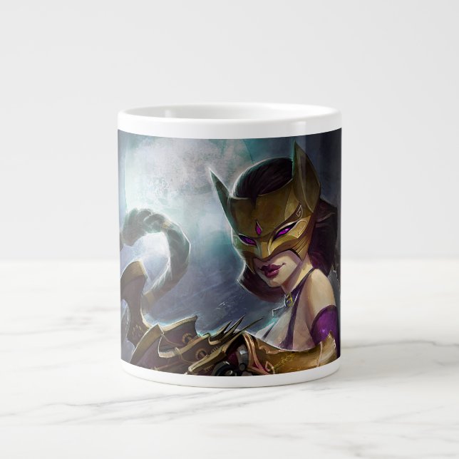 Infinite Crisis Gaslight Catwoman Illustration Giant Coffee Mug (Front)