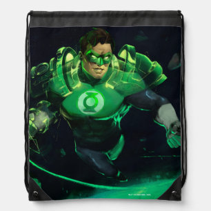 Infinite Crisis Green Lantern Illustration Drawstring Bag