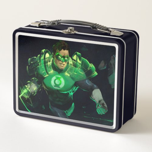 Infinite Crisis Green Lantern Illustration Metal Lunch Box