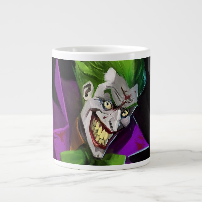 Infinite Crisis Joker Illustration Giant Coffee Mug (Front)