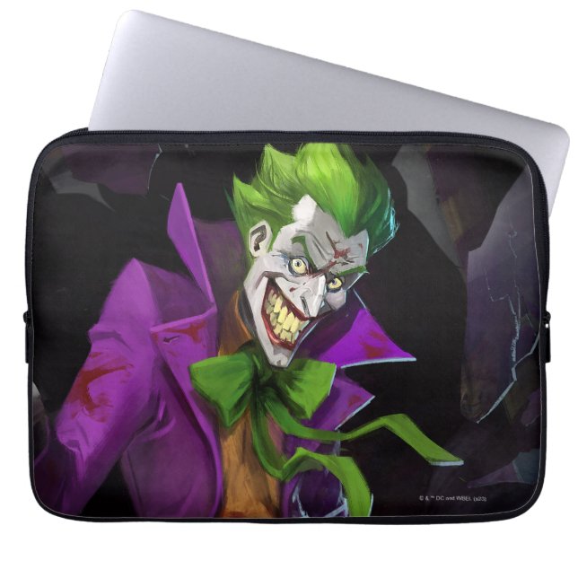 Infinite Crisis Joker Illustration Laptop Sleeve (Front)