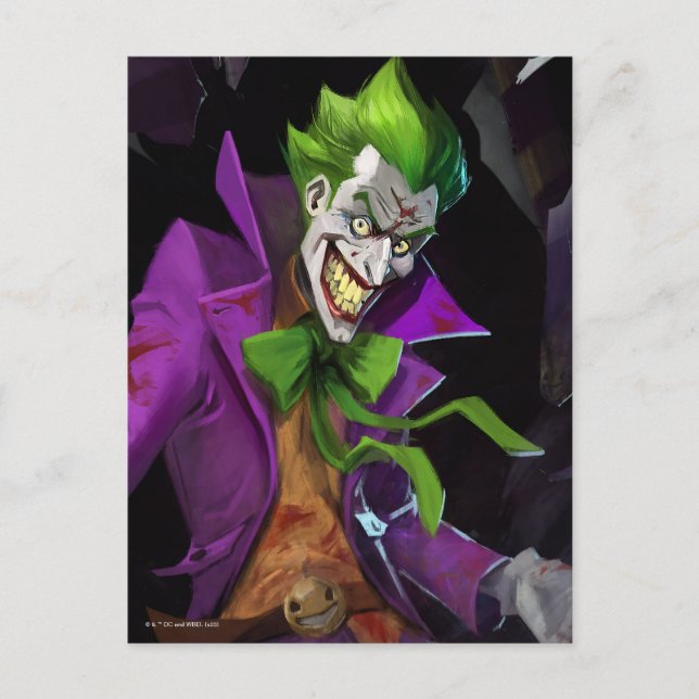 Infinite Crisis Joker Illustration Postcard (Front)